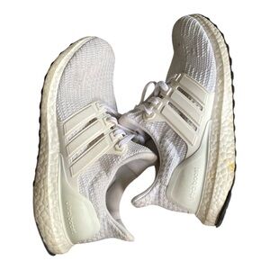 Adidas White Primeknit Sneakers with Boost Cushioning